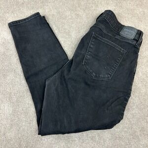Denizen From Levi's Jeans Womens 16S Black Denim Super Stretch High Rise Skinny‎